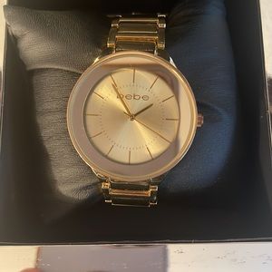 BEBE Gold Plated Women's Watch